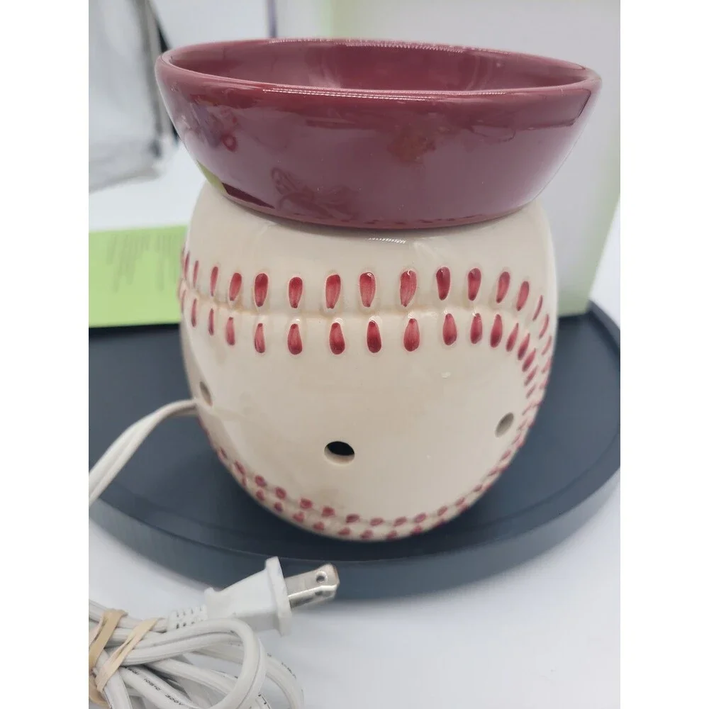 Retired Baseball Scentsy Candle Wax Warmer.Play Ball.Full Size